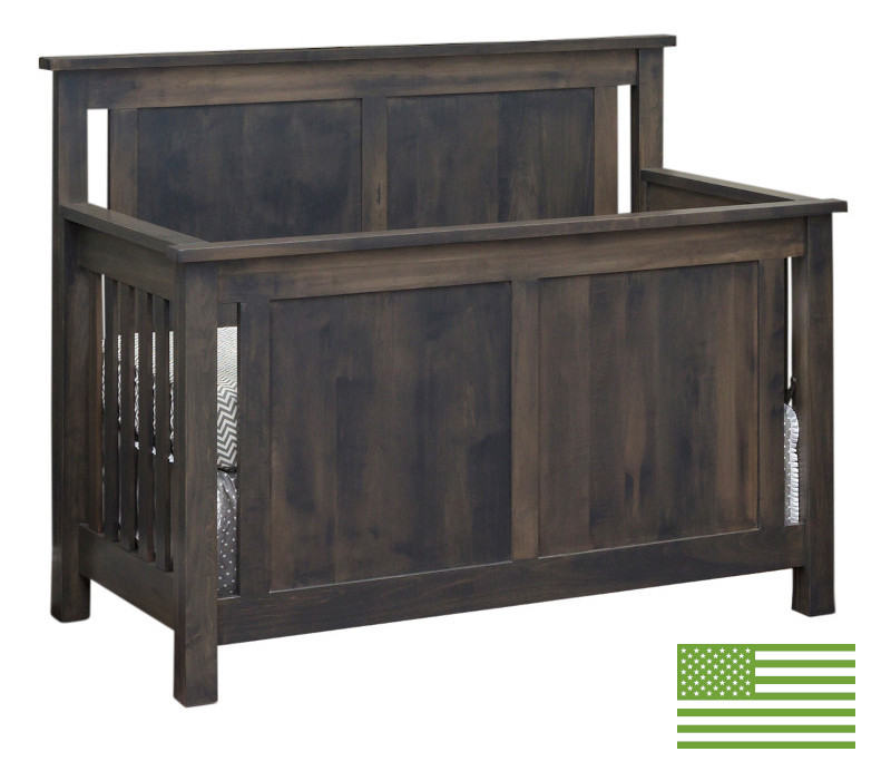 Amish 4 in 1 Convertible Baby Crib - Braxton